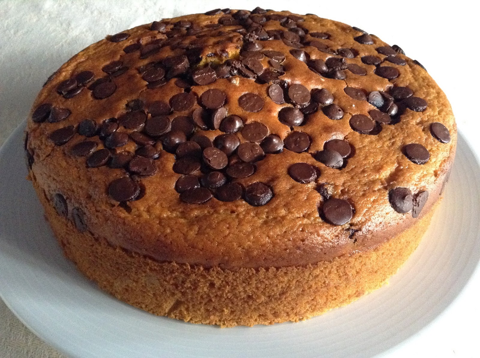 mi archivo de cocina: Bizcocho de calabaza y chocolate (manual y thermomix)