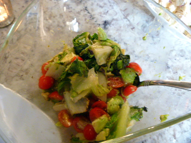 Grilled Romaine Salad - and excellent side dish come spring and summer.  Slice of Southern