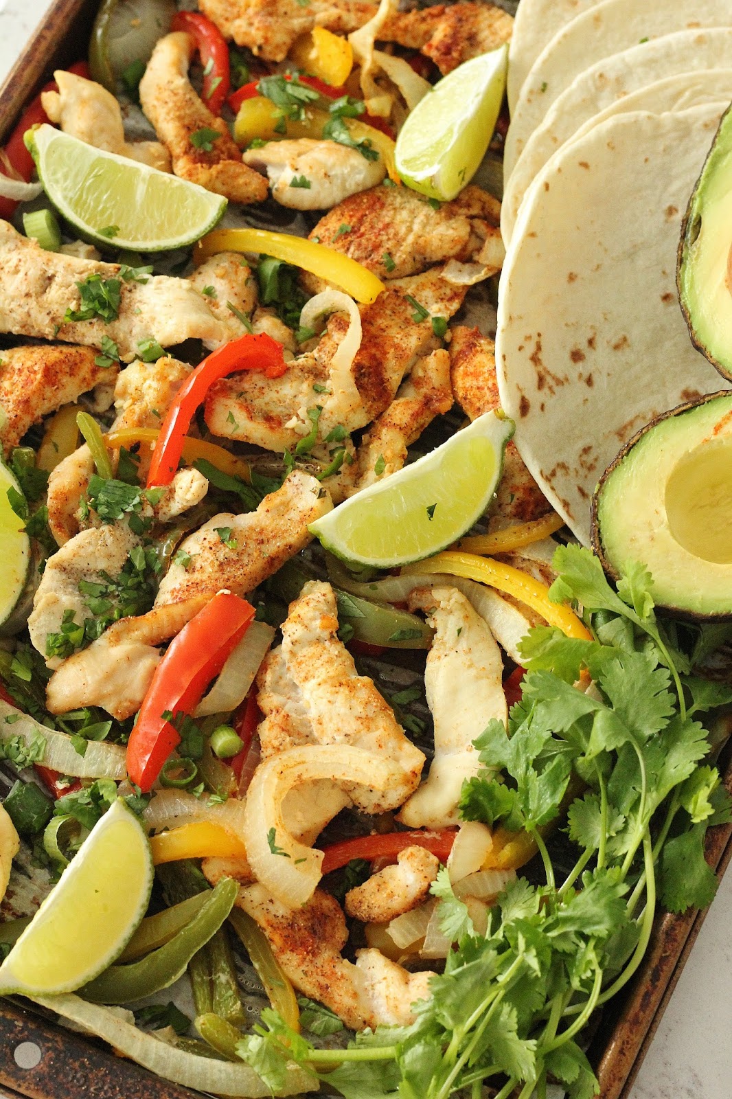 Sheet Pan Chicken Fajitas