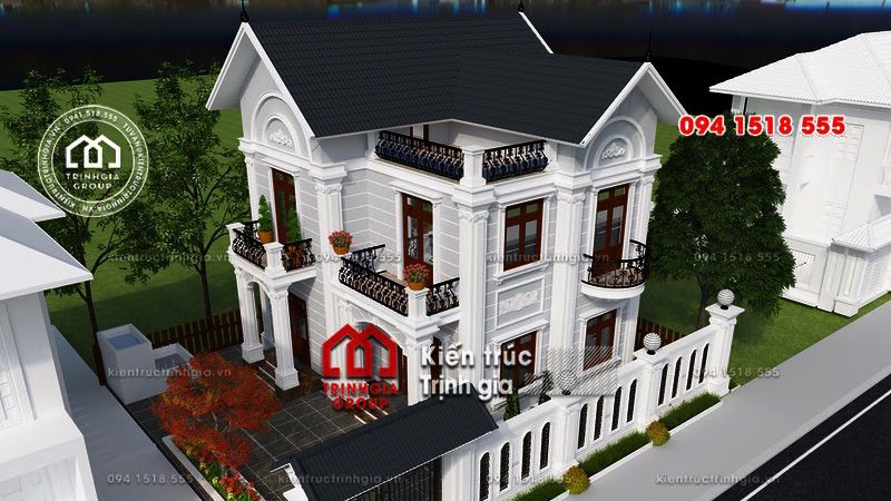 Chọn xây những mẫu nhà tân cổ điển 2 tầng – Tại sao không? - Mã số BT2544 - Ảnh 4