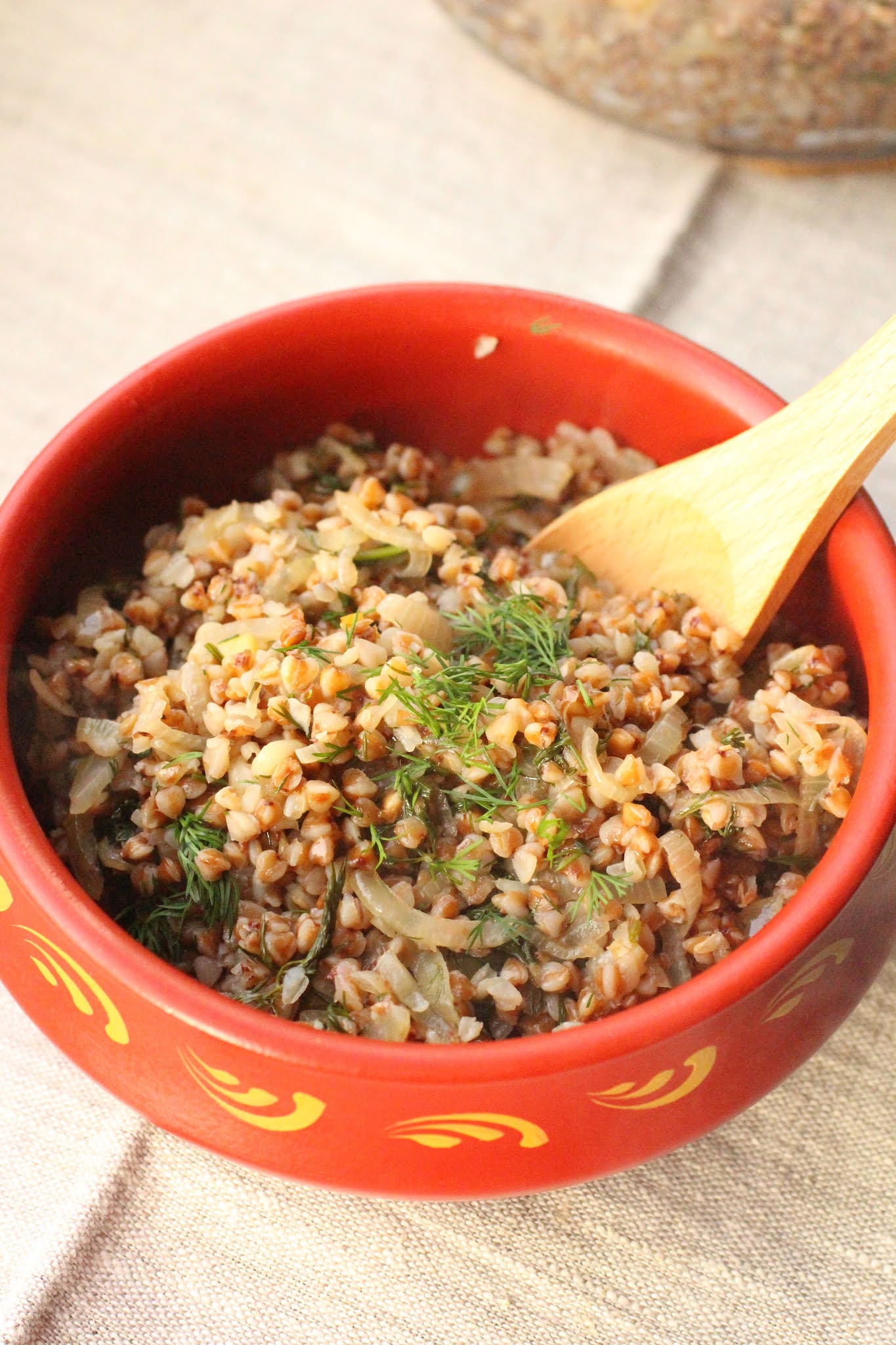 Un peu gay dans les coings... Sarrasin grillé (kasha) aux oignons et à
