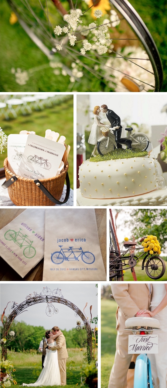 Bicycle Wedding Inspiration Board