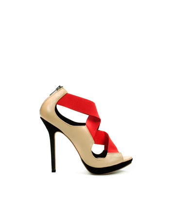 {High Street Highlight} Zara Three Tone Stretch sandal - little luxury list