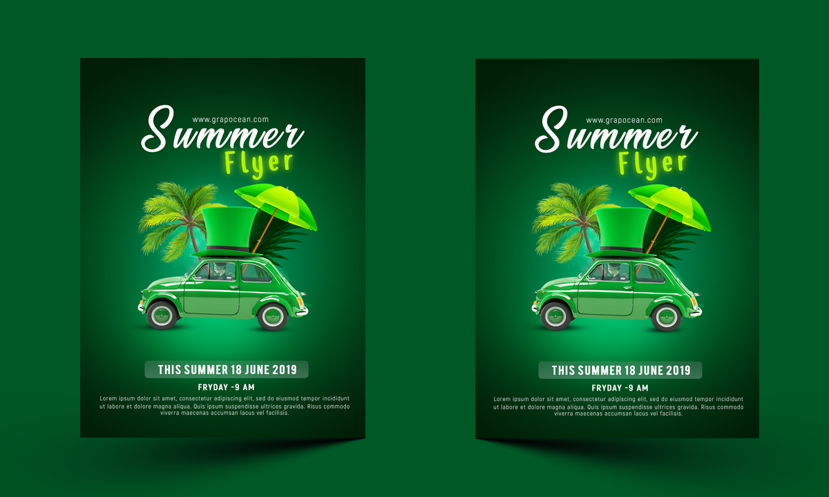 Flyer Design In Photoshop Summer Party Flyer Tutorial