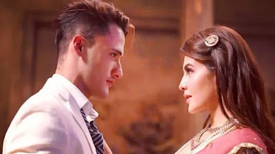 asim riaz and Jacqueline Fernandez asim riaz and Jacqueline Fernandez in song mere angane mein