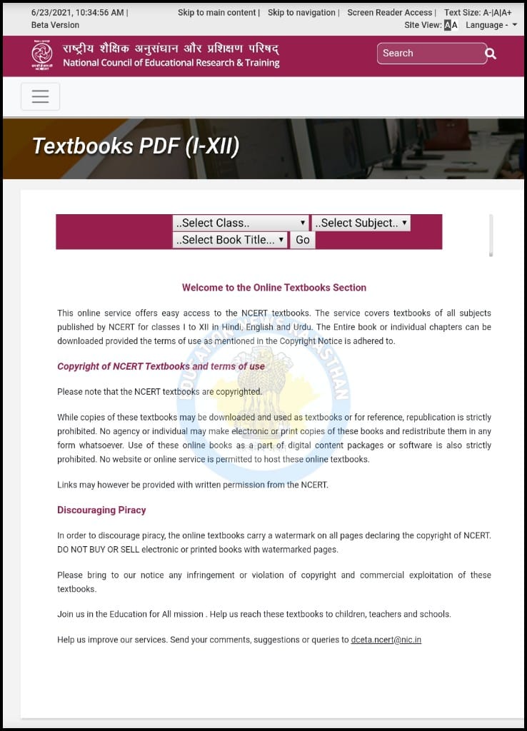 NCERT Books PDF Free Download 