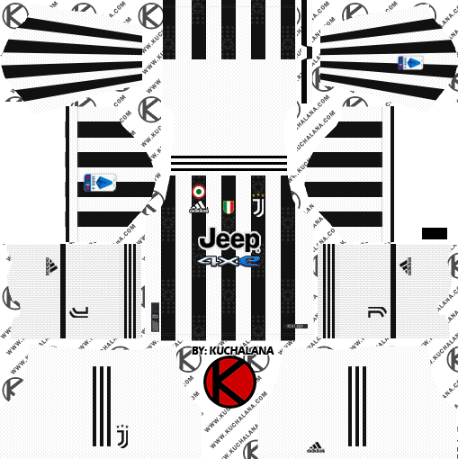 Juventus Adidas Kits 2021/22 -  DLS2019 Kits