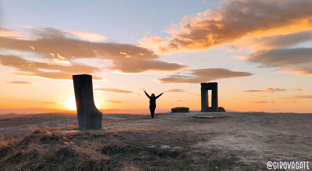 tramonto al Sito Transitorio Asciano