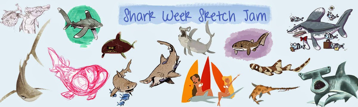 Shark Week Sketch Jam