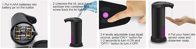 HOMCA Automatic Soap Dispenser review HOMCA Automatic Soap Dispenser review