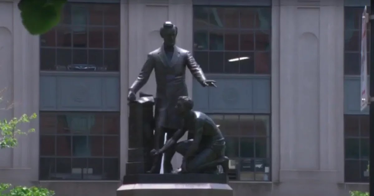 Emancipation Group Statue Of Lincoln And African-American Archer Alexander Removed After Complaints That It Fails To Depict Freedom Emancipation Group Statue Of Lincoln And African-American Archer Alexander Removed After Complaints That It Fails To Depict Freedom