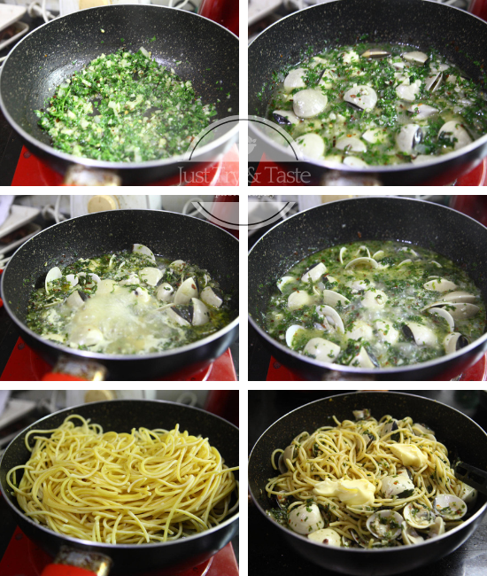 Resep Spaghetti dengan Kerang JTT