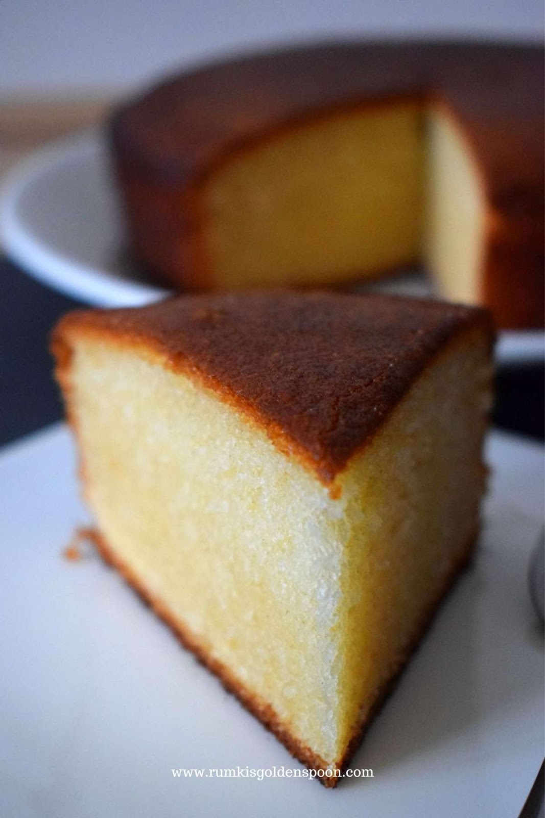 Cake Recipe, Quick and Easy, Basic Vanilla Cake (Without Hand Blender), Rumki's Golden Spoon, Sponge Cake, Tea Cake