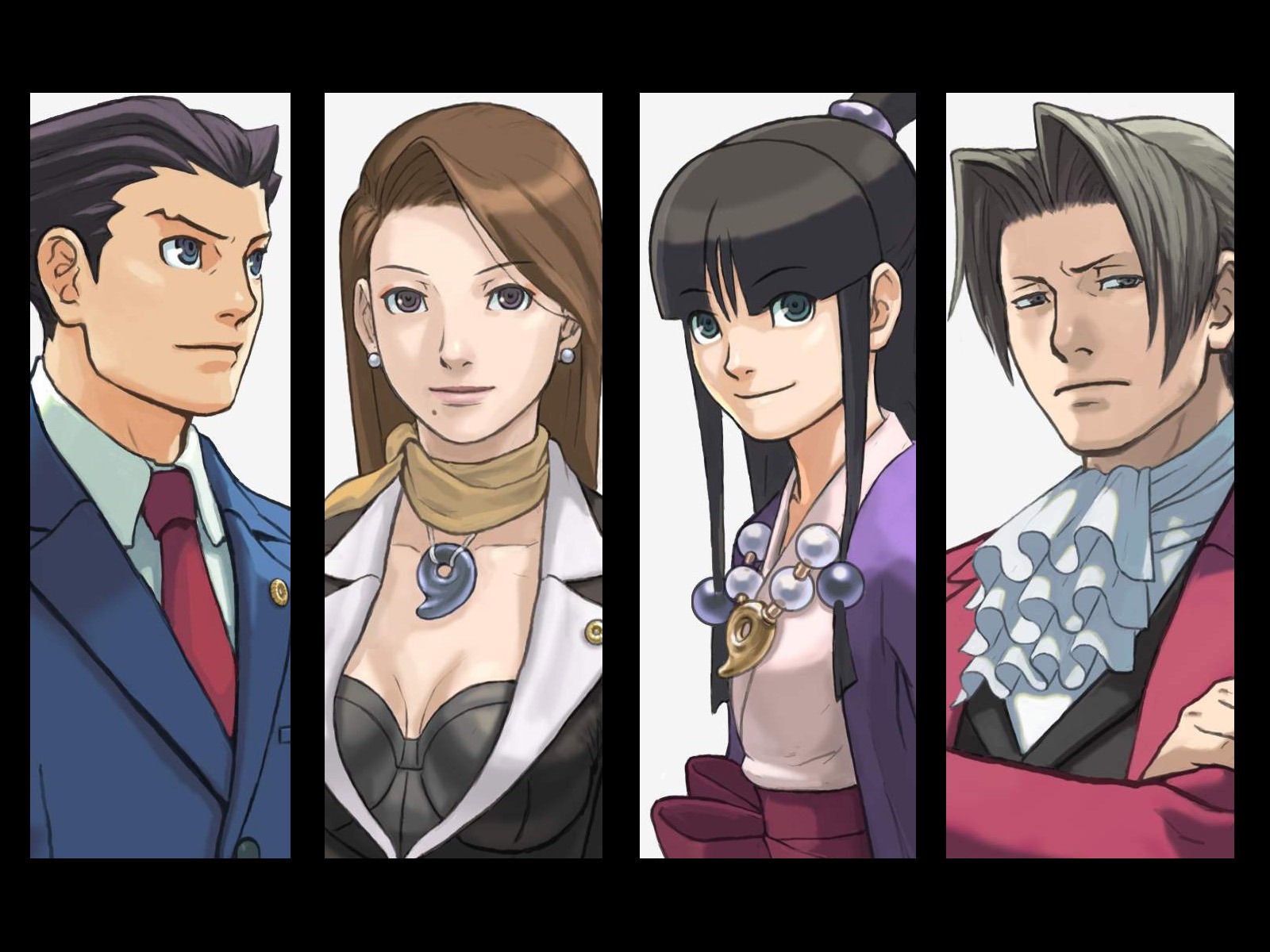 Les personnages de phoenix wright