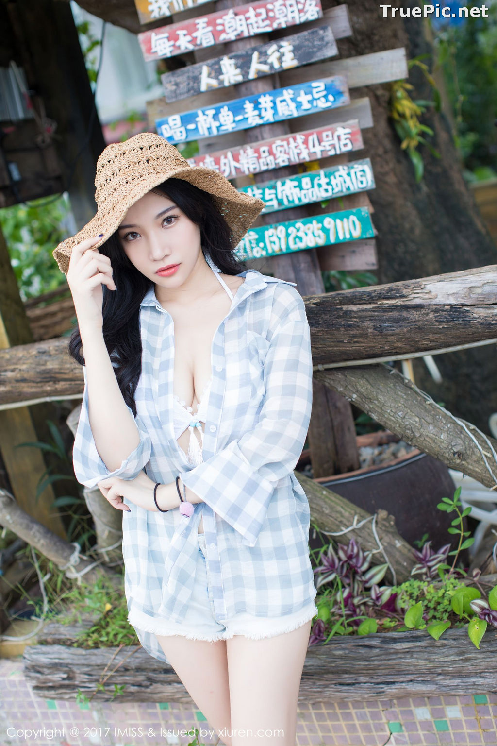 Image IMISS Vol.182 – Chinese Model Xiao Hu Li (小狐狸Sica) – Beachwear Fashion - TruePic.net - Picture-25