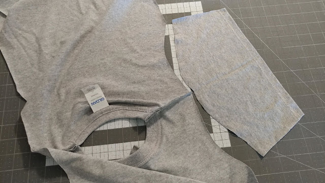 Slice of Pi Quilts: How to alter an oversized youth shirt