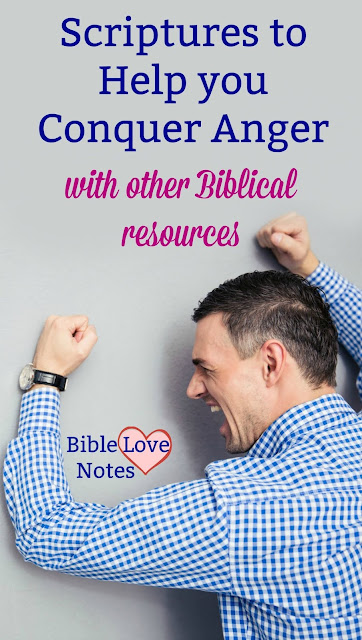 A great devotion to bookmark: Biblical help for overcoming anger.