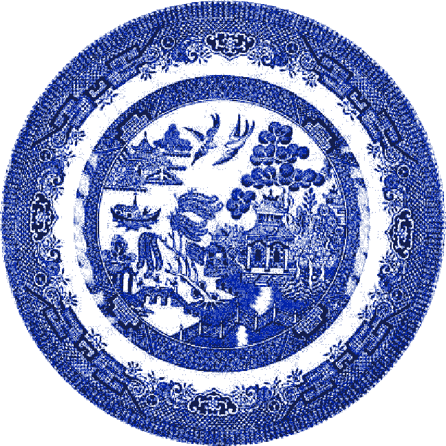 Antiques And Teacups: Ending August With Blue Willow