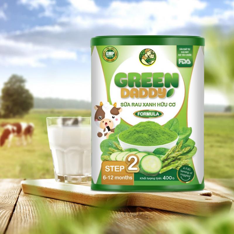 Green Daddy Sữa Rau Xanh Hữu Cơ Formula Step 2 (400g)