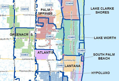 west palm zip code map Lake Worth Beach City Limits Editor At The Palm Beach Post Goofs west palm zip code map