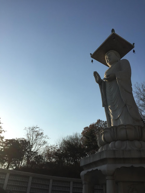 bongeunsa, seoul, korea