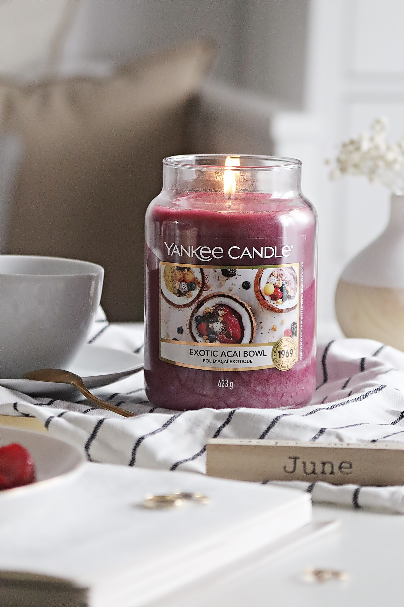 Yankee Candle Exotic Acai Bowl wiśnie, porzeczki i kokosowy krem Po