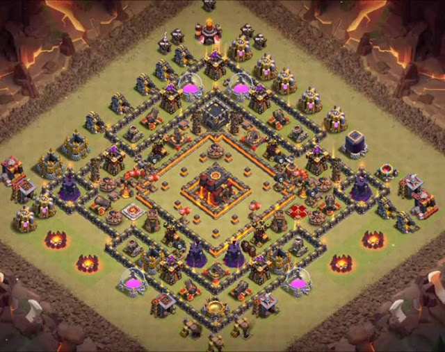 Base Town Hall 10 Clash of Clans War