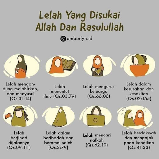 LELAH YANG DISUKAI ALLAH DAN RASULULLAH