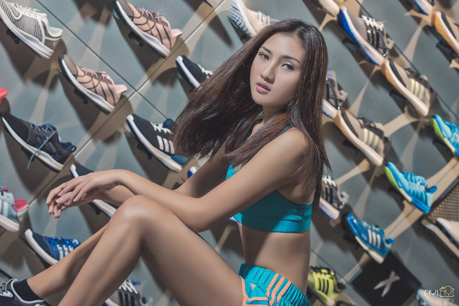 M Seng Lu Adidas Sports Fashion Outfit Photoshoot