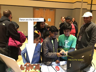 Physical Minecraft at the Maker Faire photo