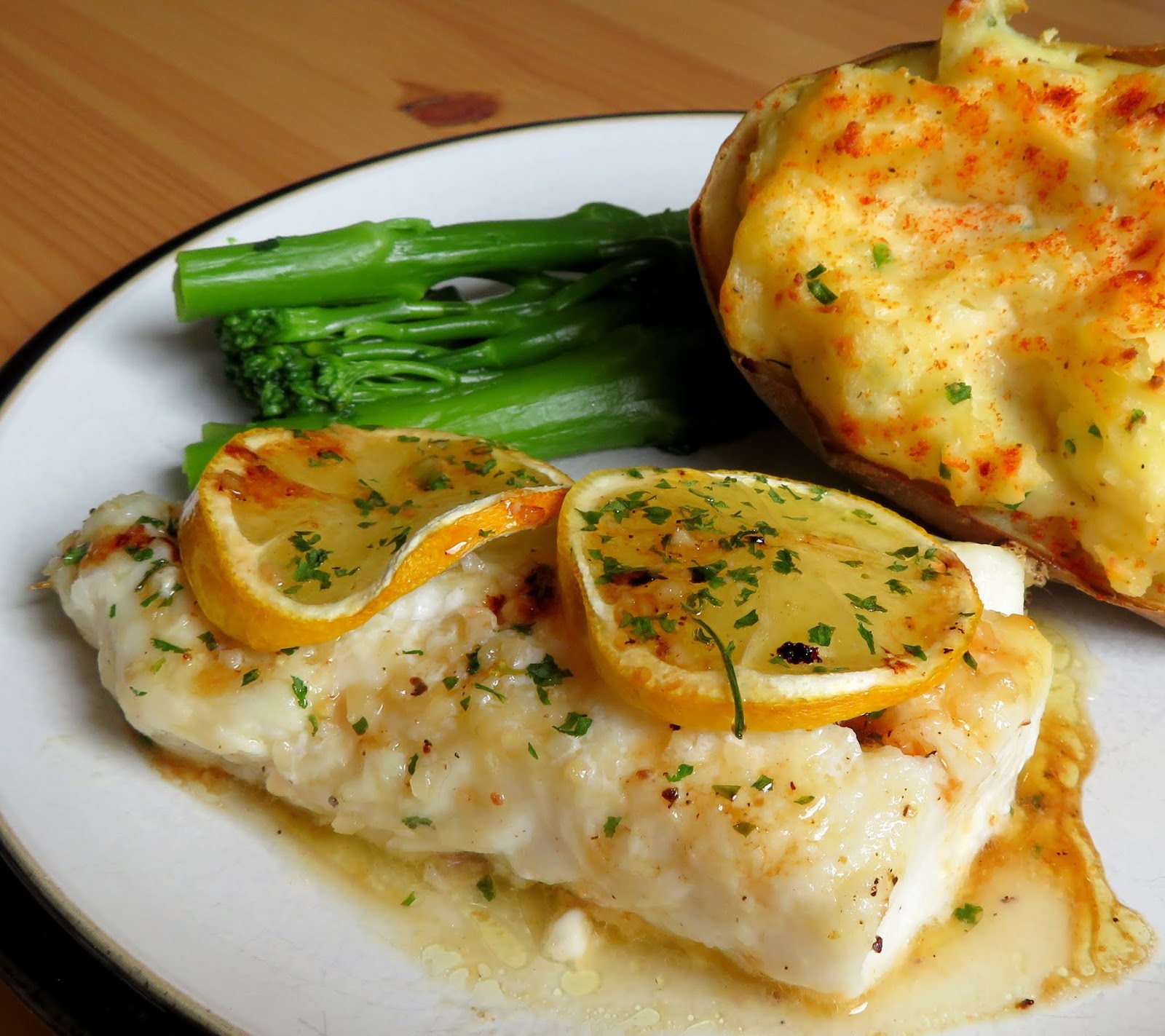 Lemon & Garlic Butter Baked Cod The English Kitchen