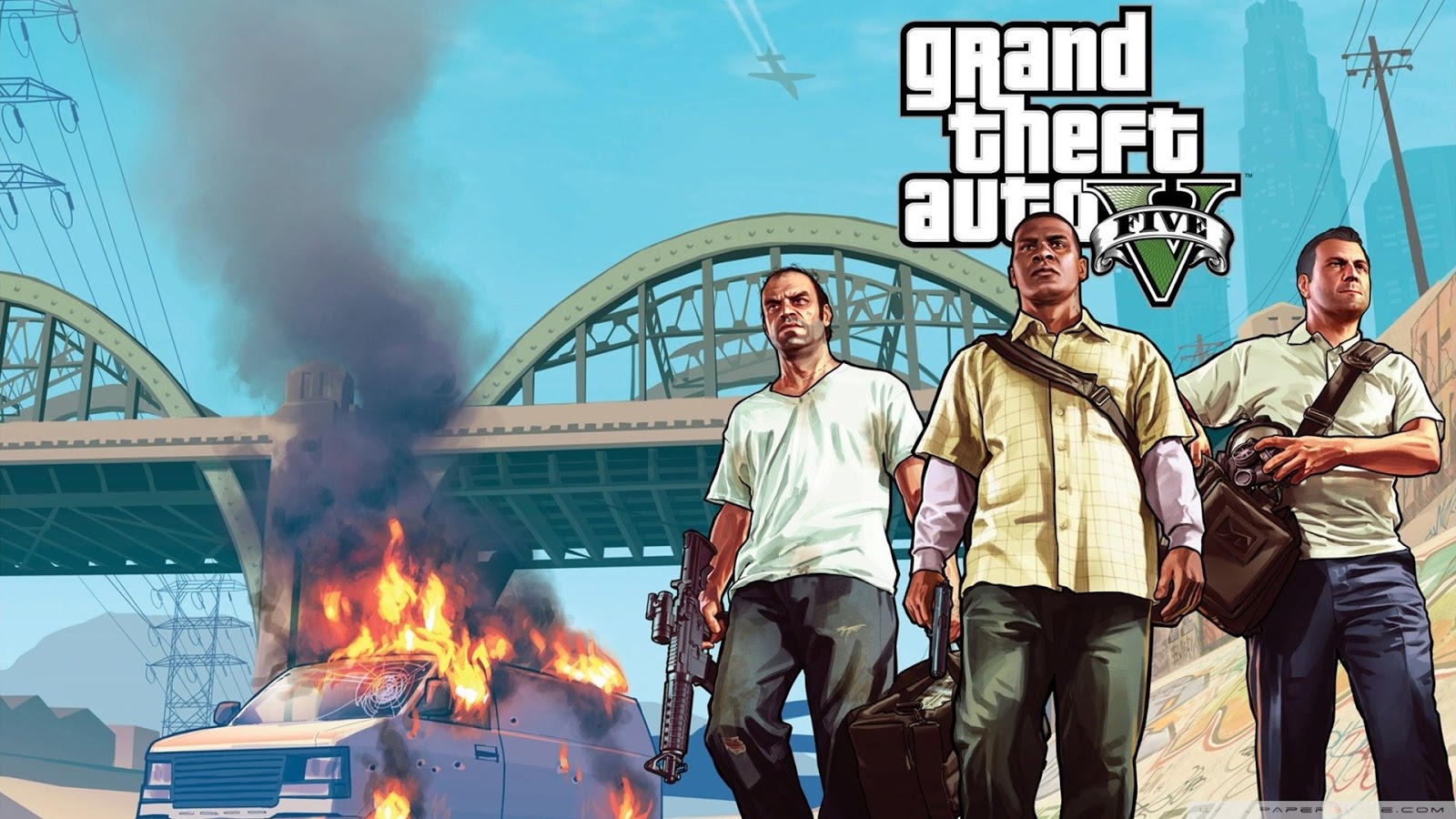 تحميل برنامج خلفيات جاتا Grand Theft Auto V Wallpaper