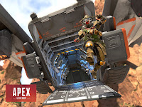 apex legends wallpaper, jumping bloodhound image from apex legends game