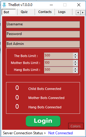 [Server Bot]   TheBot v7.0.0 Latest Nimbuzz ServerBot Released Capture