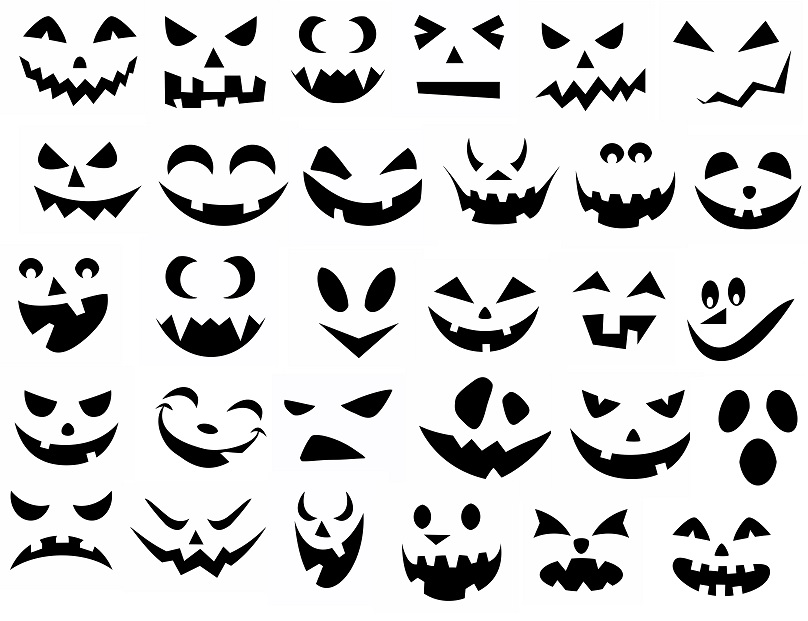 digitalfil: Pumpkin Face svg,cut files,silhouette clipart,vinyl files ...