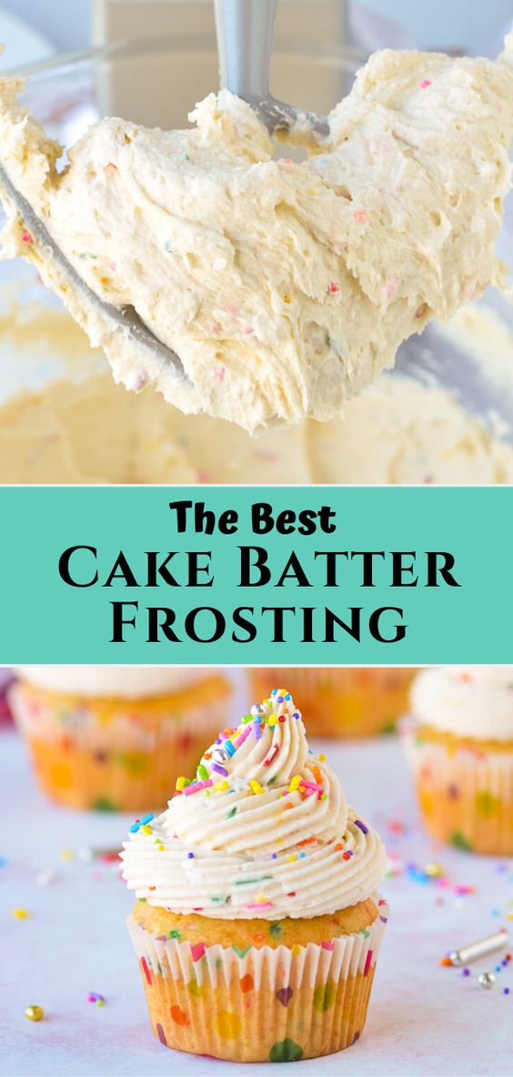 Cake Batter Frosting CAKE COOKING RECIPES IDEAS