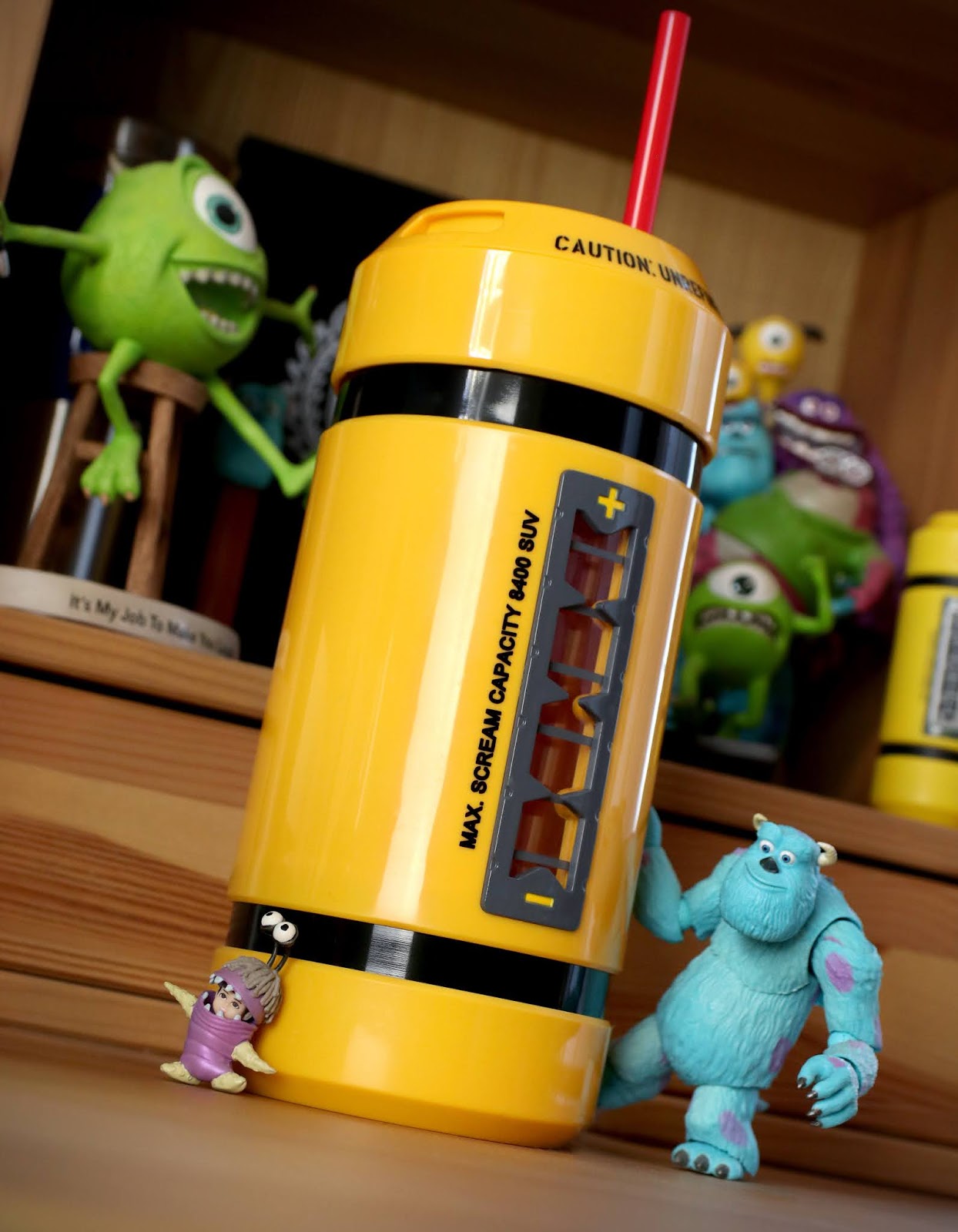 Dan the Pixar Fan Monsters, Inc. Scream Canister Water Bottle