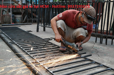 Hàn hàng rào sắt giá rẻ tại HCM