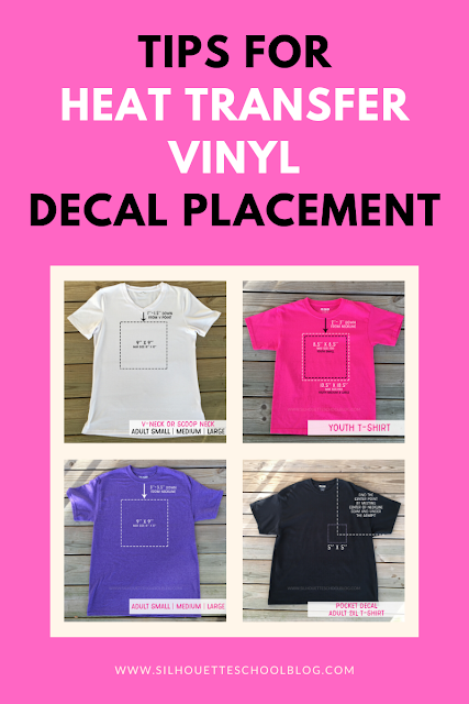 Tips for Heat Transfer Vinyl Shirt Decal Placement | Silhouette School ...
