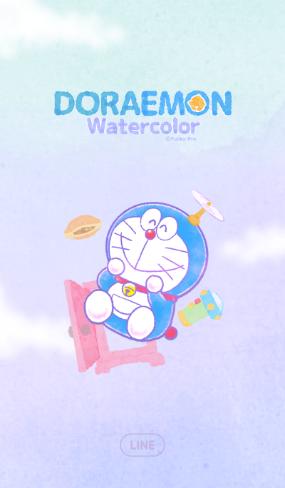 Doraemon (Watercolor)