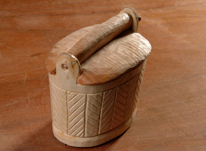 Sean Hellman Shrink pot made from birch and willow