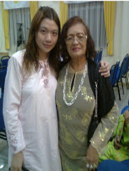 My Photo with actress Mariani (P.Ramlee's sister in law)