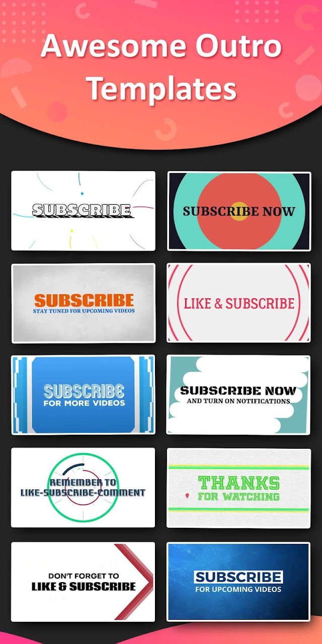 تطبيق تصميم مقدمة الفيديو ونهايته Intro Maker PRO للأندرويد مدفوع آخر إصدار