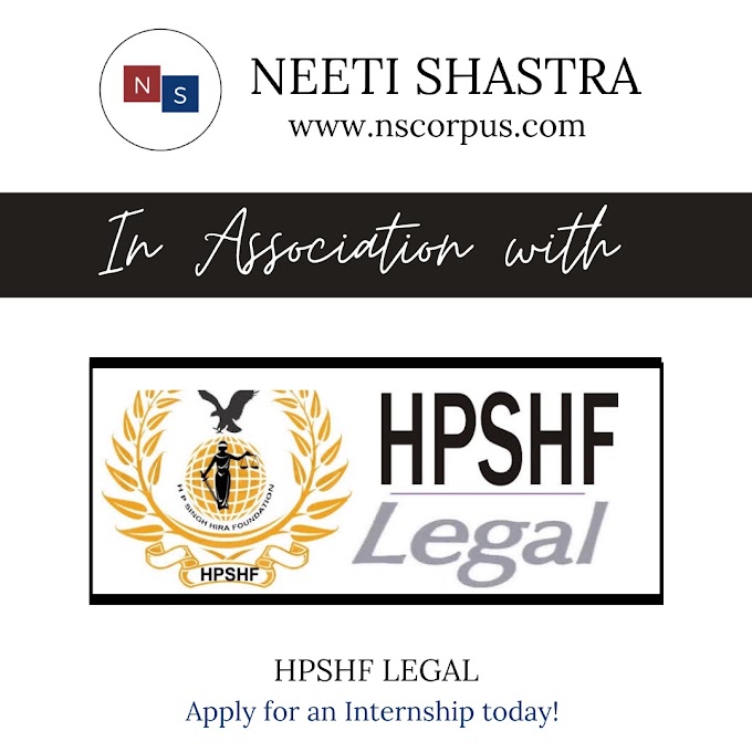 INTERNSHIP WITH HPSHF LEGAL ATTORNEY & INTERNATIONAL LEGAL CONSULTANTS BY NEETI SHASTRA