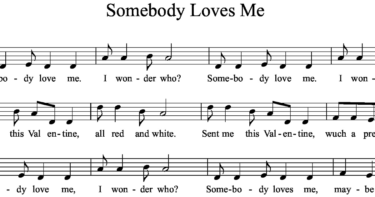 Somebody Loves Me Music a la Abbott Amy Abbott Kodály Inspired