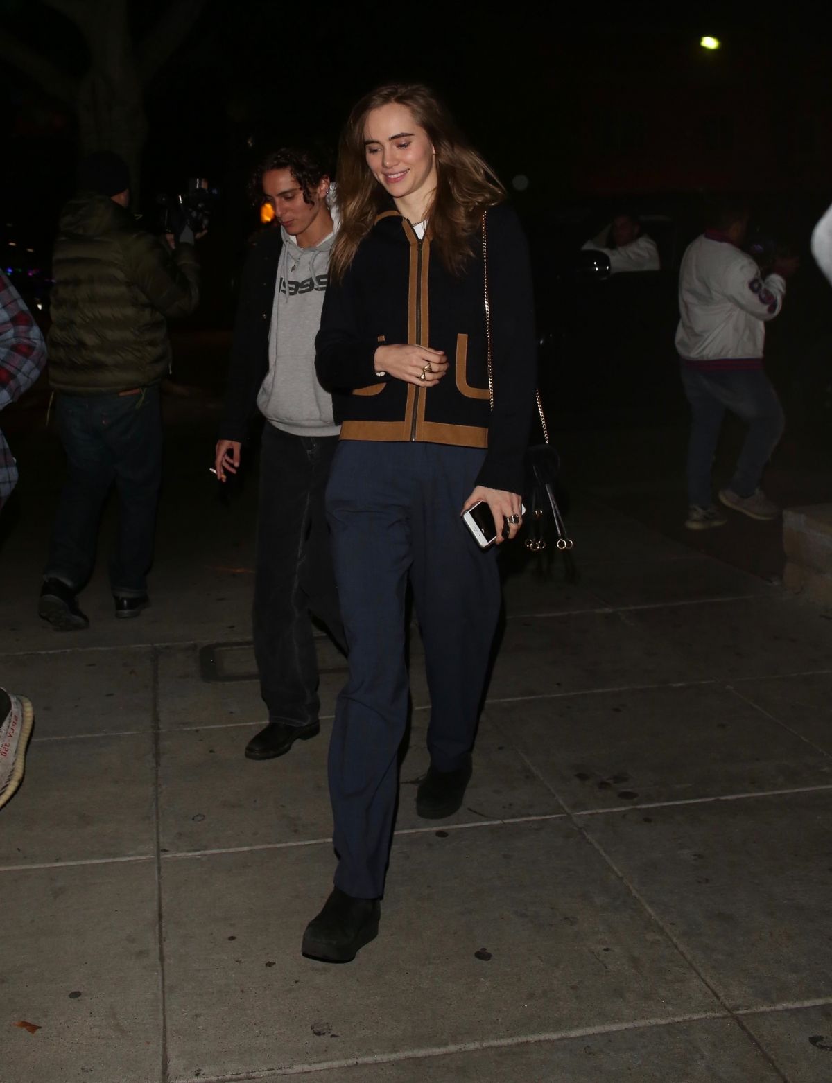 Suki Waterhouse Clicked Out for Dinner in Beverly Hills 8 Jan-2020