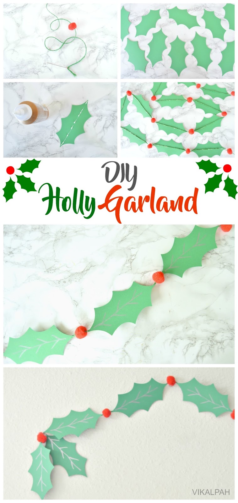 Vikalpah DIY Holly Garland