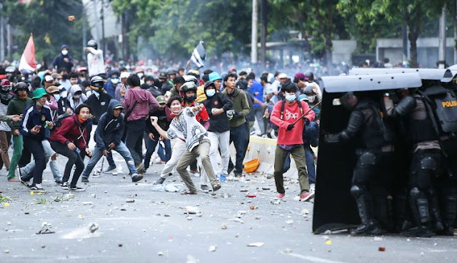 Pemerintah Tuduh Pihak Ini Sebagai Dalang Demo Buruh dan Mahasiswa