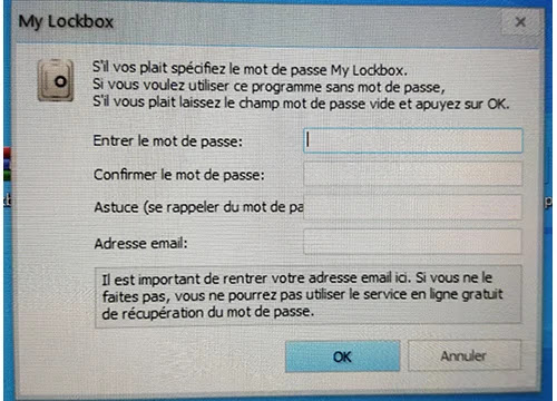 My Lockbox Comment protéger les applications par mot de passe sur Windows 10?