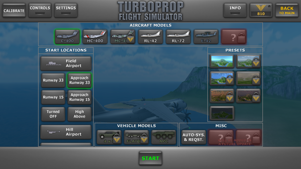 How to use autopilot in turboprop flight simulator